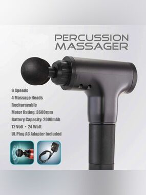 Percussion Massager - Black NWT / NIB